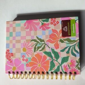 Floral Journal Notebook Ruled Lined Blank Spiral Hardcover 6.25×8.5 In 320 Pages